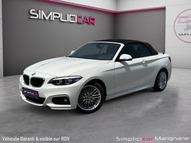Bmw serie 2 cabriolet f23 218d 150 ch bva8 m sport-apple carplay-siÈge chauffant-virtual cockpit-garantie 12 mois- occasion...