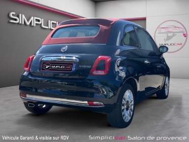 Fiat 500c serie 9 euro 6d-full 1.0 70 ch hybride  dolcevita / cabriolet / carplay / radars de stationnement / garantie...