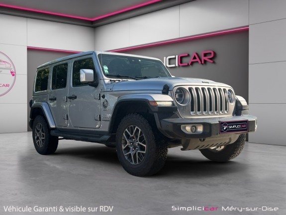 Jeep wrangler unlimited 2.0 l t 272 ch 4x4 bva8 overland toit éléctrique garantie 12 mois occasion simplicicar...
