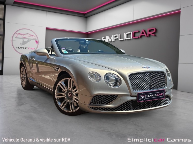 Bentley continental gtc v8 4.0 507 ch bva occasion cannes (06) simplicicar simplicibike france