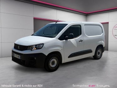 Peugeot partner fourgon standard 650 kg bluehdi 100 bvm5 asphalt occasion troyes simplicicar simplicibike france