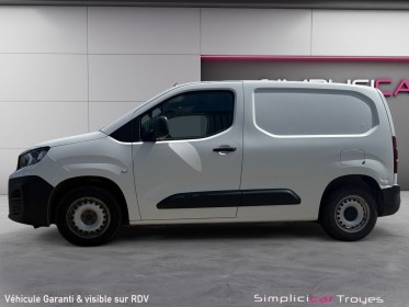 Peugeot partner fourgon standard 650 kg bluehdi 100 bvm5 asphalt occasion troyes simplicicar simplicibike france