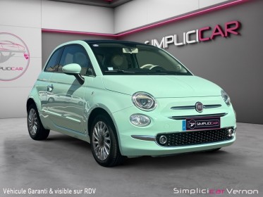 Fiat 500 my17 1.2 69 ch lounge  entretien complet  garantie 12 mois occasion simplicicar vernon simplicicar simplicibike france