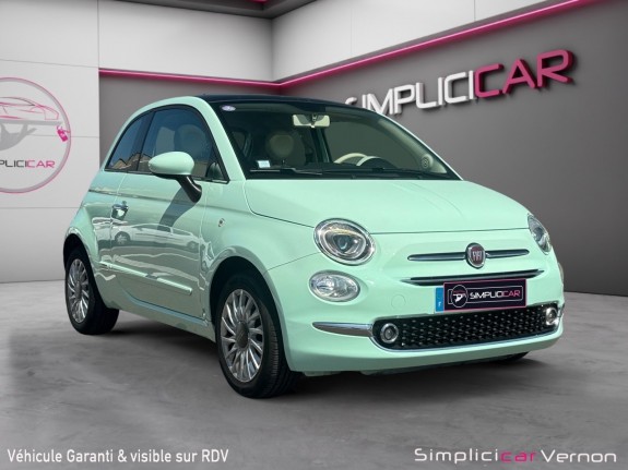 Fiat 500 my17 1.2 69 ch lounge  entretien complet  garantie 12 mois occasion simplicicar vernon simplicicar simplicibike france
