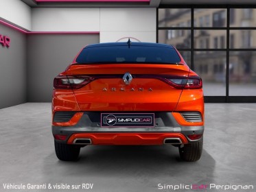 Renault arkana tce 160 edc fap - 21b r.s. line - 1er main, toit ouvrant, orange valencia - garantie 12 mois occasion...