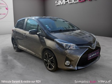 Toyota yaris hybride lca 2016 100h collection toit panoramique, caméra recul, entretien toyota, garantie 12 mois occasion...