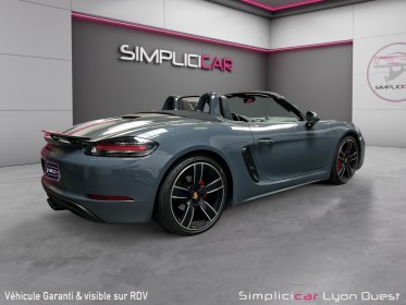 Porsche 718 boxster 2.5i s 350 ch pdk - garantie 12 mois- pas de malus occasion simplicicar lyon ouest simplicicar...