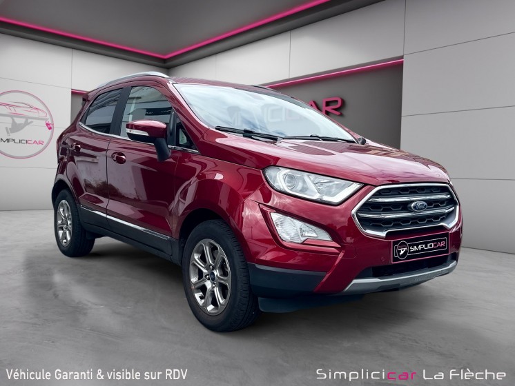 Ford ecosport avec une garantie 12 mois  100ch ss bvm6 titanium occasion simplicicar la fleche simplicicar simplicibike france