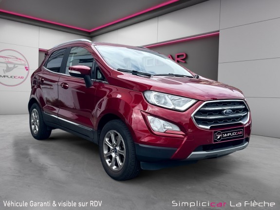 Ford ecosport avec une garantie 12 mois  100ch ss bvm6 titanium occasion simplicicar la fleche simplicicar simplicibike france