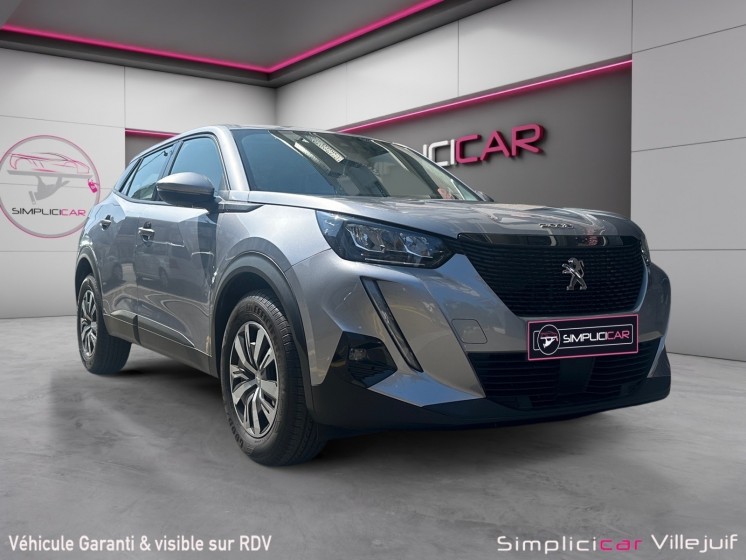 Peugeot 2008 puretech 100 ss bvm6 active, régulateur de vitesse, limiteur de vitesse, garantie 12 mois occasion simplicicar...