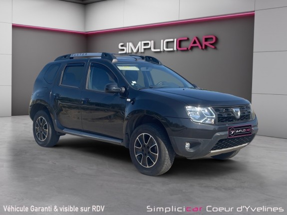 Dacia duster dci 110 4x2 black touch 2017 - distribution faite occasion simplicicar coeur d'yvelines - auto expo 78...