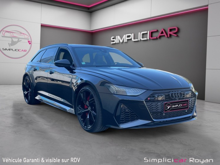Audi rs6 c8 4.0 tfsi 600ch  quattro tiptronic 8 rapports entretien à jour garantie 12 mois occasion simplicicar royan...