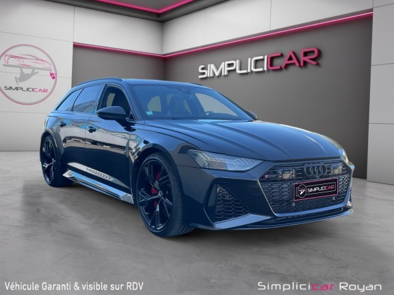 Audi rs6 c8 4.0 tfsi 600ch  quattro tiptronic 8 rapports entretien à jour garantie 12 mois occasion simplicicar royan...