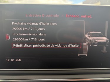 Audi a5 a5 2.0 tdi 190 s tronic 7 quattro avus  entretien full audi / affichage tete haute / 2e main occasion simplicicar...