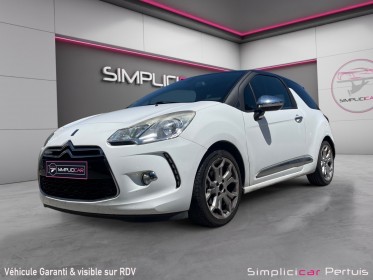Citroen ds3 e-hdi 110 airdream sport chic occasion simplicicar pertuis  simplicicar simplicibike france