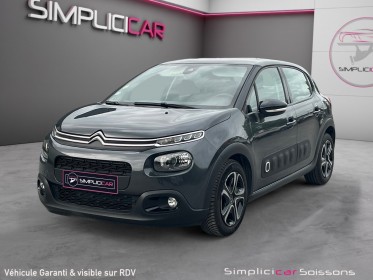 Citroen c3 bluehdi 100 ss shine - attelage/carplay/radar ar - garantie 12 mois occasion simplicicar soissons simplicicar...