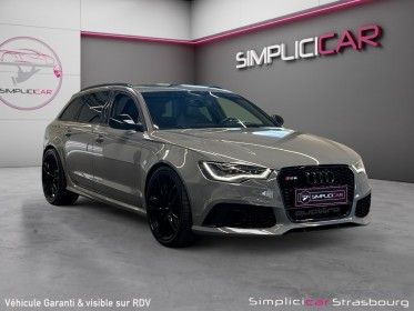 Audi rs6 avant v8 4.0 tfsi 560 quattro tiptronic 8 nardo grey - toit ouvrant - full led - sieges baquets rs - pack noir...