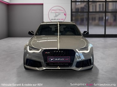 Audi rs6 avant v8 4.0 tfsi 560 quattro tiptronic 8 nardo grey - toit ouvrant - full led - sieges baquets rs - pack noir...
