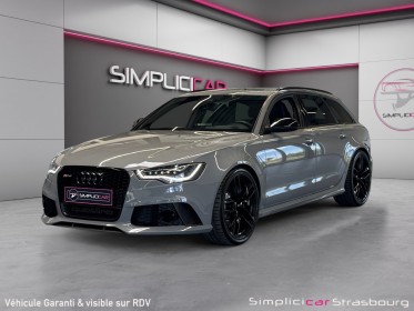 Audi rs6 avant v8 4.0 tfsi 560 quattro tiptronic 8 nardo grey - toit ouvrant - full led - sieges baquets rs - pack noir...