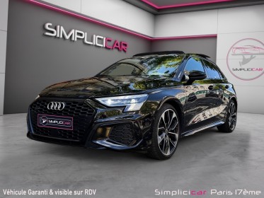 Audi a3 sportback 40 tdi 200 s tronic 7 quattro s line garantie constructeur 2026/ full options occasion paris 17ème...