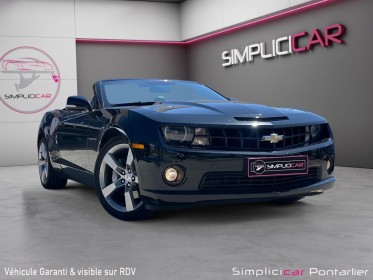 Chevrolet camaro cabriolet v8 6.2 405ch a occasion simplicicar pontarlier simplicicar simplicibike france