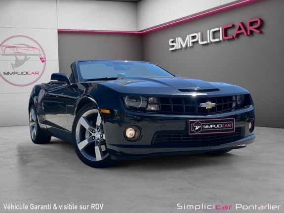 Chevrolet camaro cabriolet v8 6.2 405ch a occasion simplicicar pontarlier simplicicar simplicibike france
