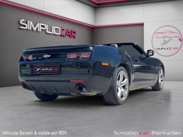 Chevrolet camaro cabriolet v8 6.2 405ch a occasion simplicicar pontarlier simplicicar simplicibike france