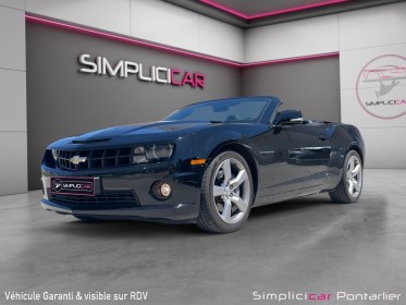 Chevrolet camaro cabriolet v8 6.2 405ch a occasion simplicicar pontarlier simplicicar simplicibike france
