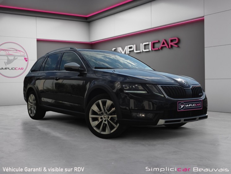 Skoda octavia combi 2.0 tdi 184 ch scr fap dsg7 4x4 scout - toit ouvrant - sieges chauffant - garantie 12 mois occasion parc...