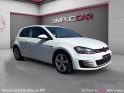 Volkswagen golf 7 gti 2.0 tsi 220ch - radar av ar - moniteur de performances - véhicule 100% dorigine occasion simplicicar...