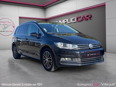 Volkswagen touran 2.0 tdi 150 bmt 7pl carat, toit ouvrant, caméra de recul, parkassist, garantie 12 mois occasion...