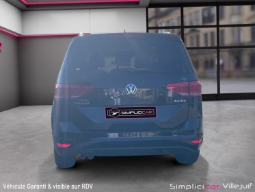 Volkswagen touran 2.0 tdi 150 bmt 7pl carat, toit ouvrant, caméra de recul, parkassist, garantie 12 mois occasion...