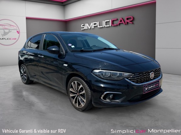 Fiat tipo 5 portes my19 e6d 1.4 95 ch lounge carplay caméra occasion montpellier (34) simplicicar simplicibike france