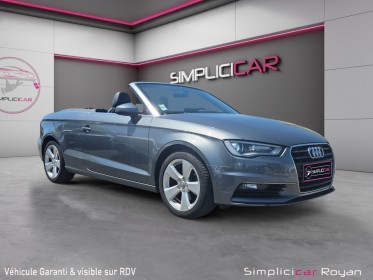 Audi a3 cabriolet 1.4 tfsi 125 ch ambition luxe s tronic 7 rapports garantie 12 mois occasion simplicicar royan simplicicar...