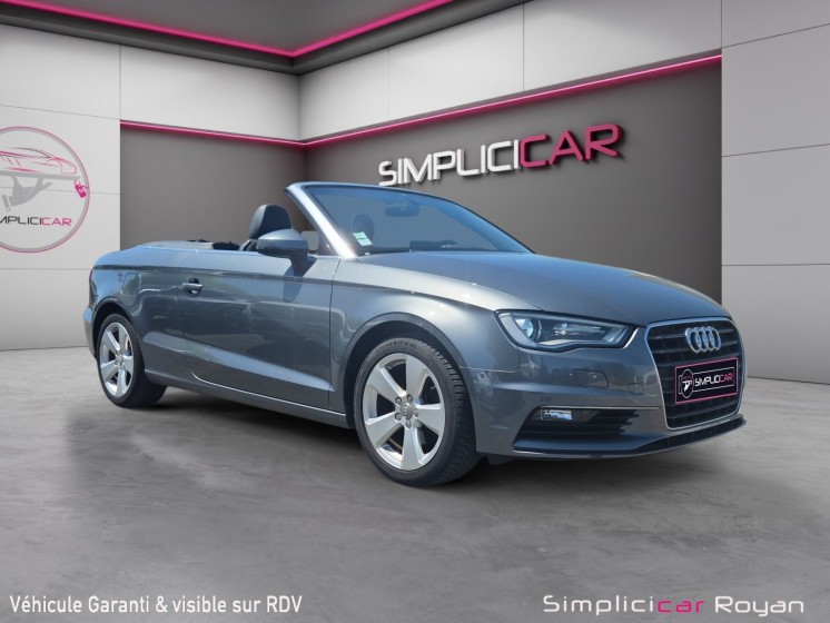Audi a3 cabriolet 1.4 tfsi 125 ch ambition luxe s tronic 7 rapports garantie 12 mois occasion simplicicar royan simplicicar...
