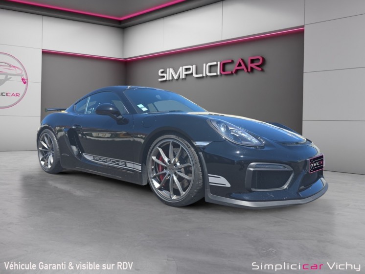 Porsche cayman gt4 clubsport pack chrono bvm garantie 12 mois occasion simplicicar vichy simplicicar simplicibike france