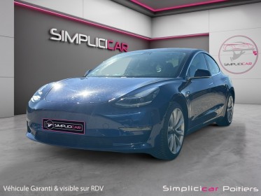 Tesla model 3 performance dual motor awd toutes options attelage amovible garantie 12 mois occasion simplicicar poitiers...