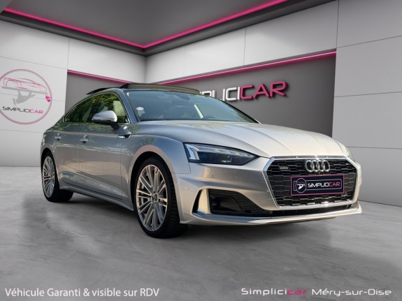 Audi a5 sportback  40 tfsi 204 ch quattro s tronic 7 avus caméra 360 toit panoramique régulateur adaptatif garantie 12 mois...