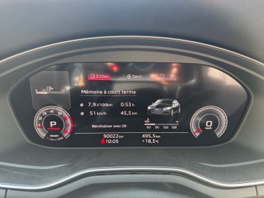 Audi a5 sportback  40 tfsi 204 ch quattro s tronic 7 avus caméra 360 toit panoramique régulateur adaptatif garantie 12 mois...