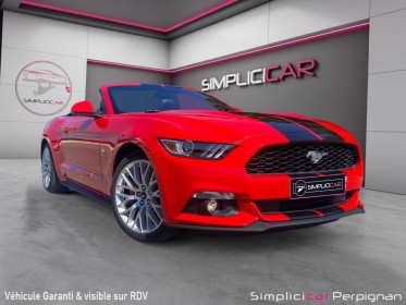 Ford mustang convertible 2.3 - 317 ch - full suvi, française, cabriolet, siège electrique, caméra, radar 360 - garantie...