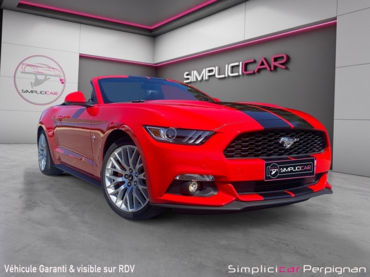 Ford mustang convertible 2.3 - 317 ch - full suvi, française, cabriolet, siège electrique, caméra, radar 360 - garantie... Ford mustang convertible 2.3 - 317 ch - full suvi, française, cabriolet, siège electrique, caméra, radar 360 - garantie...