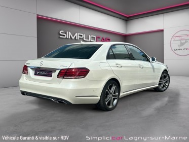 Mercedes classe e 3.5 v6 333 ch avantgarde executive - entretien mercedes occasion simplicicar lagny  simplicicar...
