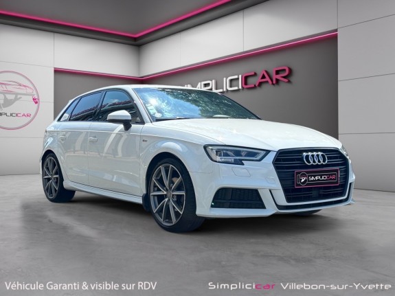 Audi a3 sportback 1.5 tfsi 150 s tronic 7 s line garantie 12 mois kms réel occasion simplicicar villebon-sur-yvette...