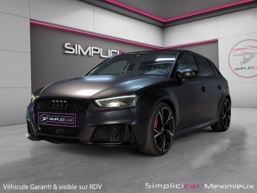 Audi rs3 sportback 2.5 tfsi 367 quattro s tronic 7 occasion simplicicar meximieux simplicicar simplicibike france