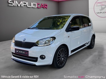 Skoda citigo 1.0 12v mpi 75 ch monte carlo - garantie 12mois - 2eme main - entretien a jour - clim - regulateur - radar ar...