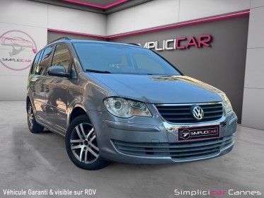 Volkswagen touran tdi 105 confort 7places occasion cannes (06) simplicicar simplicibike france