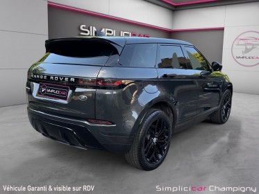 Land rover range rover evoque d150 awd bva9 s - virtual cockpit - apple carplay - pack cuir occasion champigny-sur-marne (94)...