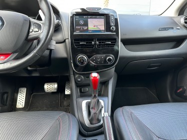 Renault clio iv 1.6 turbo 220 energy rs trophy edc - suivi renault/cuir/caméra de recul/rs monitor - garantie 12 mois...