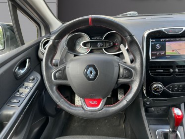 Renault clio iv 1.6 turbo 220 energy rs trophy edc - suivi renault/cuir/caméra de recul/rs monitor - garantie 12 mois...