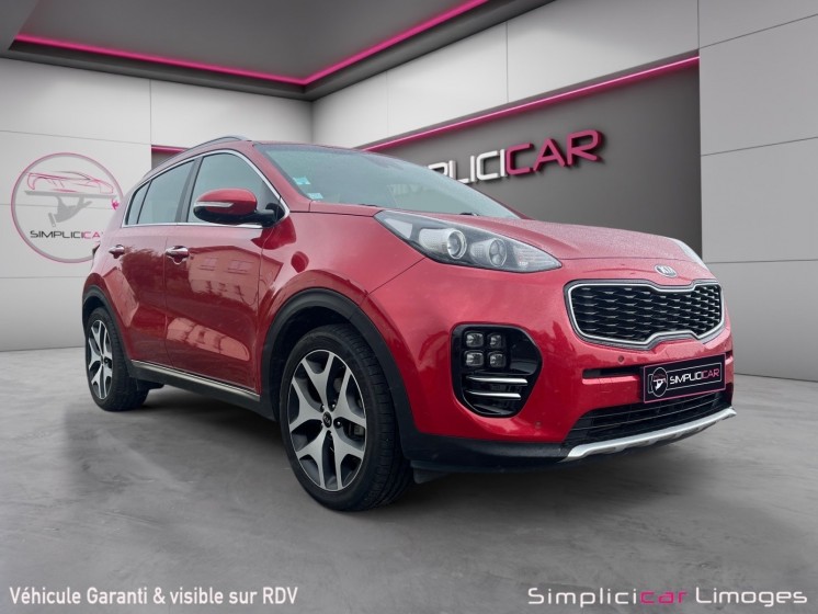 Kia sportage 1.7 crdi 141 isg 4x2 dct7 gt line occasion simplicicar limoges  simplicicar simplicibike france